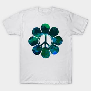 Deepwater Peace Flower T-Shirt